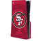 NFL San Francisco 49ers Double Vision PS5 Slim Disk Console Skin