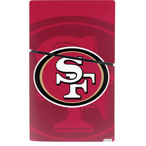 NFL San Francisco 49ers Double Vision PS5 Slim Digital Edition Console Skin