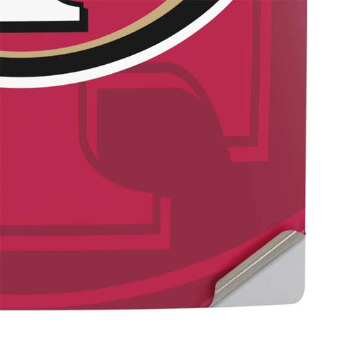 NFL San Francisco 49ers Double Vision PS5 Slim Digital Edition Console Skin
