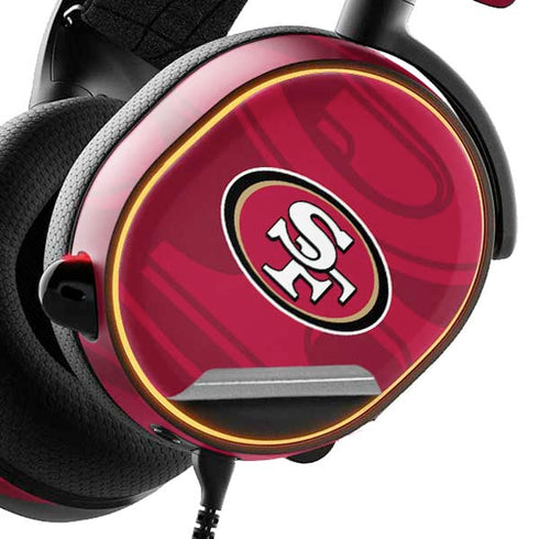 NFL San Francisco 49ers Double Vision SteelSeries Arctis 5 Skin
