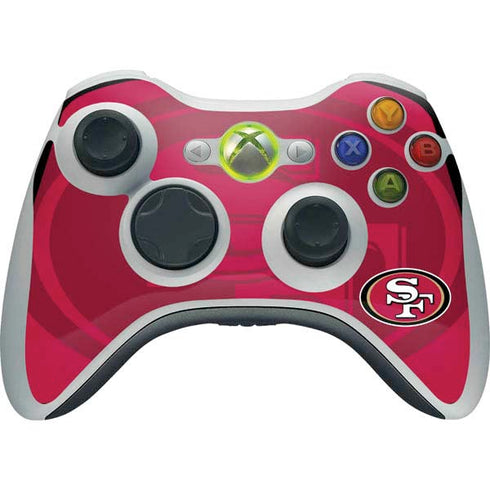 NFL San Francisco 49ers Double Vision Xbox 360 Wireless Controller Skin
