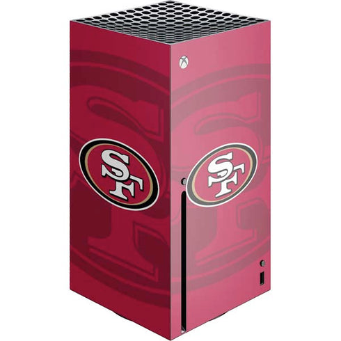 NFL San Francisco 49ers Double Vision Xbox Series X Console Skin