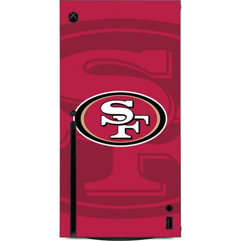 NFL San Francisco 49ers Double Vision Xbox Series X Console Skin