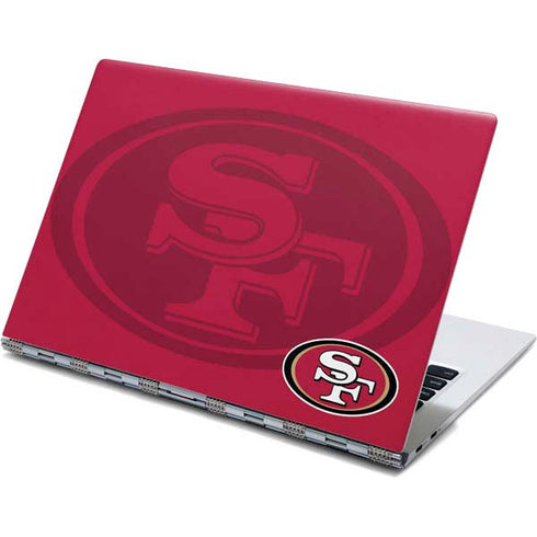 NFL San Francisco 49ers Double Vision Yoga 910 2-in-1 14in Touch-Screen Skin