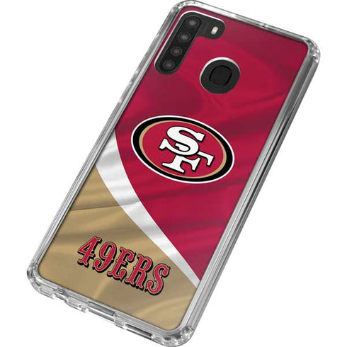NFL San Francisco 49ers Galaxy A21 Clear Case