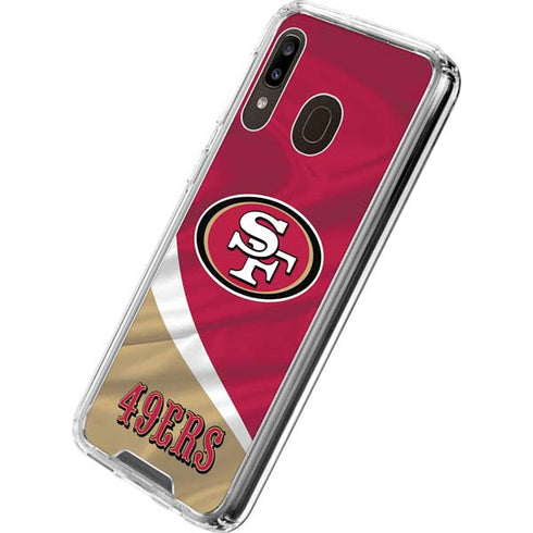 NFL San Francisco 49ers Galaxy A30 Clear Case