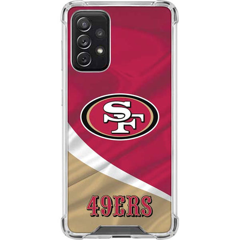 NFL San Francisco 49ers Galaxy A72 5G Clear Case