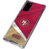 NFL San Francisco 49ers Galaxy Note20 5G Clear Case