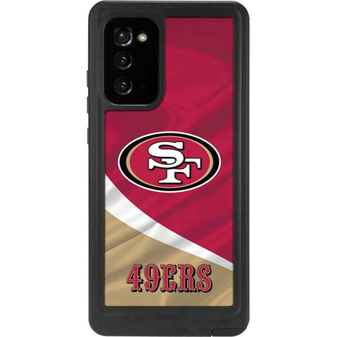 NFL San Francisco 49ers Galaxy Note20 5G Waterproof Case