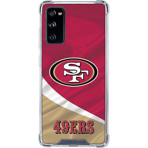 NFL San Francisco 49ers Galaxy S20 FE Clear Case