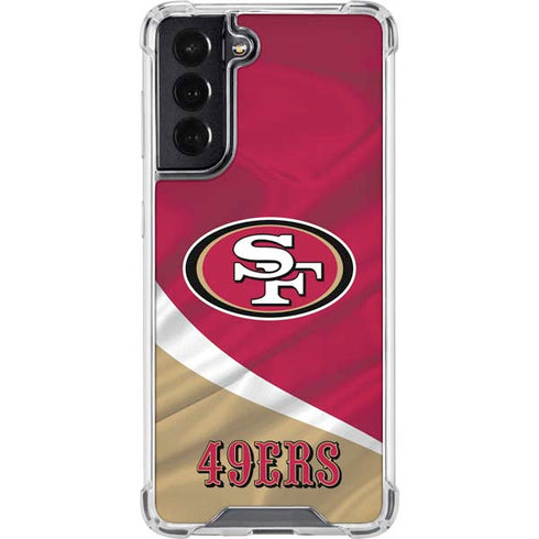 NFL San Francisco 49ers Galaxy S22 Clear Case