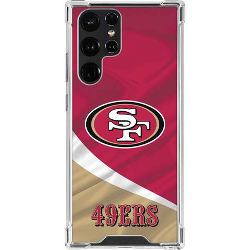 NFL San Francisco 49ers Galaxy S22 Ultra Clear Case