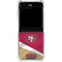 NFL San Francisco 49ers Galaxy Z Flip5 5G Clear Case