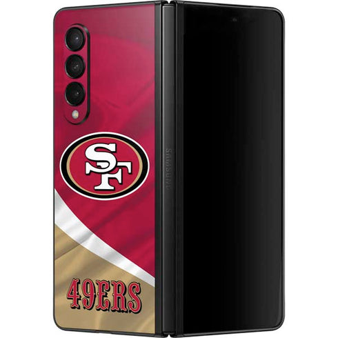 NFL San Francisco 49ers Galaxy Z Fold3 5G Skin