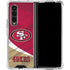 NFL San Francisco 49ers Galaxy Z Fold4 5G Clear Case