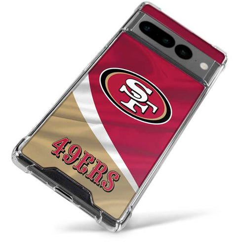 NFL San Francisco 49ers Google Pixel 7 Pro Clear Case