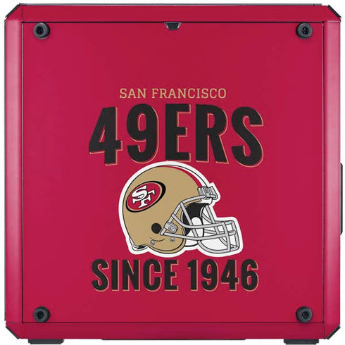 NFL San Francisco 49ers Helmet Cooler Master MasterBox Q300L Mini Tower Skin
