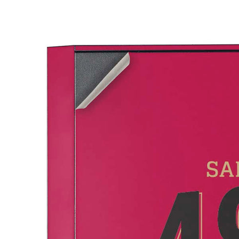 NFL San Francisco 49ers Helmet Corsair 4000D Tempered Glass Mid-Tower ATX Case Skin