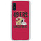 NFL San Francisco 49ers Helmet Galaxy A10e Clear Case