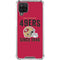 NFL San Francisco 49ers Helmet Galaxy A12 Clear Case