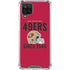 NFL San Francisco 49ers Helmet Galaxy A12 Clear Case