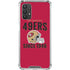NFL San Francisco 49ers Helmet Galaxy A32 5G Clear Case