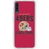 NFL San Francisco 49ers Helmet Galaxy A50 Clear Case