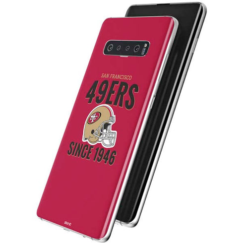 NFL San Francisco 49ers Helmet Galaxy S10 Plus Skin