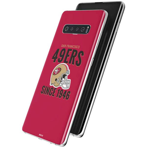 NFL San Francisco 49ers Helmet Galaxy S10 Skin