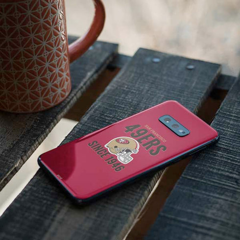 NFL San Francisco 49ers Helmet Galaxy S10e Skin