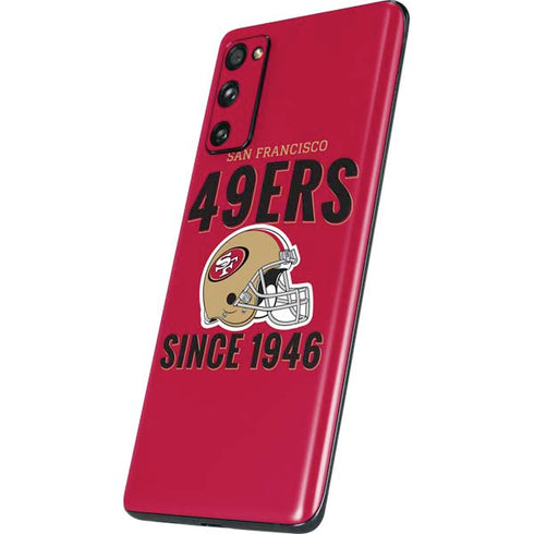 NFL San Francisco 49ers Helmet Galaxy S20 Fan Edition Skin