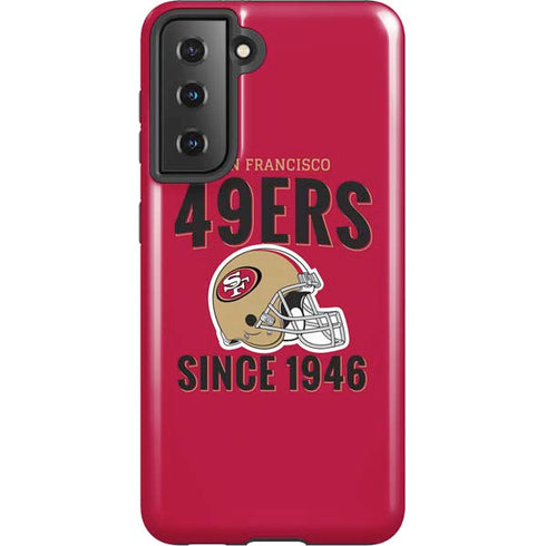 NFL San Francisco 49ers Helmet Galaxy S21 5G Pro Case