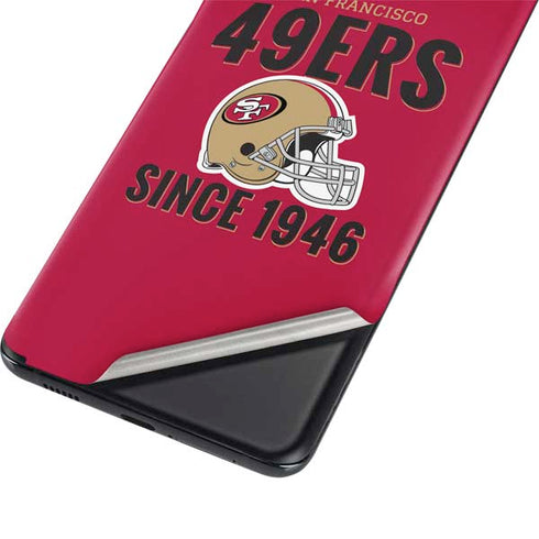NFL San Francisco 49ers Helmet Galaxy S21 5G Skin