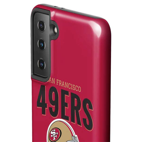 NFL San Francisco 49ers Helmet Galaxy S21 FE Pro Case