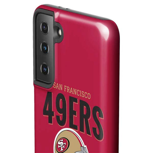 NFL San Francisco 49ers Helmet Galaxy S21 Plus 5G Pro Case