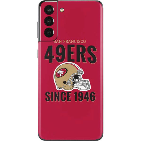 NFL San Francisco 49ers Helmet Galaxy S21 Plus 5G Skin