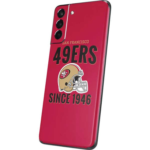 NFL San Francisco 49ers Helmet Galaxy S21 Plus 5G Skin