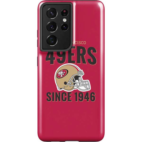 NFL San Francisco 49ers Helmet Galaxy S21 Ultra 5G Pro Case