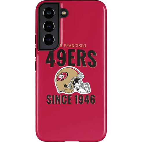 NFL San Francisco 49ers Helmet Galaxy S22 Pro Case