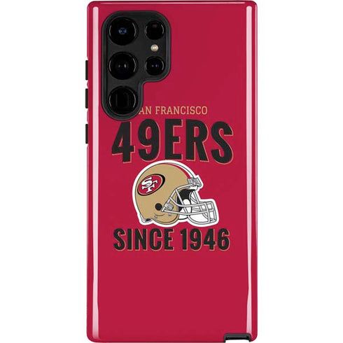 NFL San Francisco 49ers Helmet Galaxy S22 Ultra Pro Case
