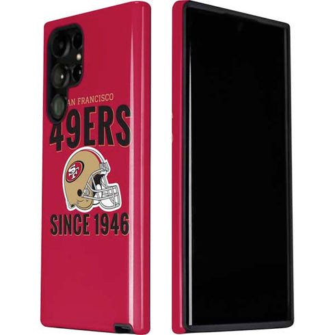 NFL San Francisco 49ers Helmet Galaxy S22 Ultra Pro Case