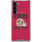 NFL San Francisco 49ers Helmet Galaxy S23 Plus Clear Case