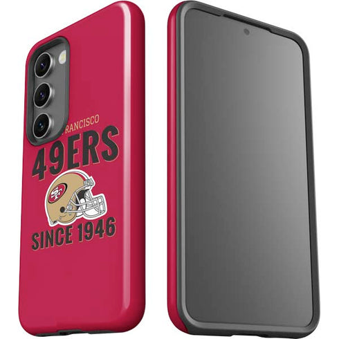 NFL San Francisco 49ers Helmet Galaxy S23 Plus Pro Case