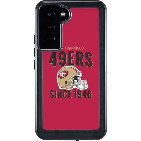 NFL San Francisco 49ers Helmet Galaxy S23 Plus Waterproof Case
