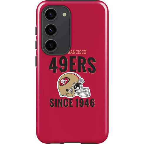 NFL San Francisco 49ers Helmet Galaxy S23 Pro Case