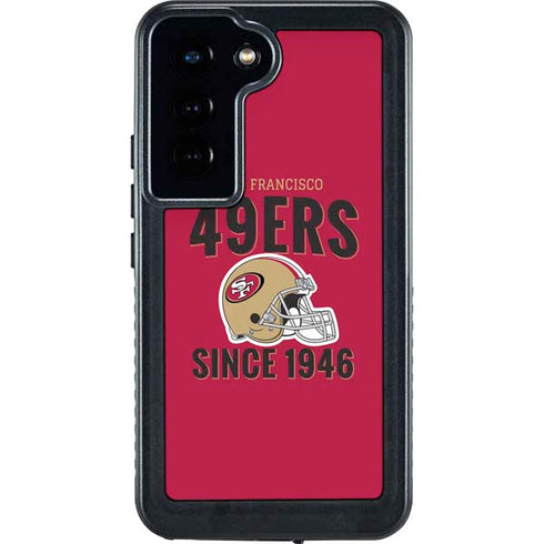 NFL San Francisco 49ers Helmet Galaxy S23 Waterproof Case