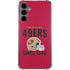 NFL San Francisco 49ers Helmet Galaxy S24 Plus Clear Case