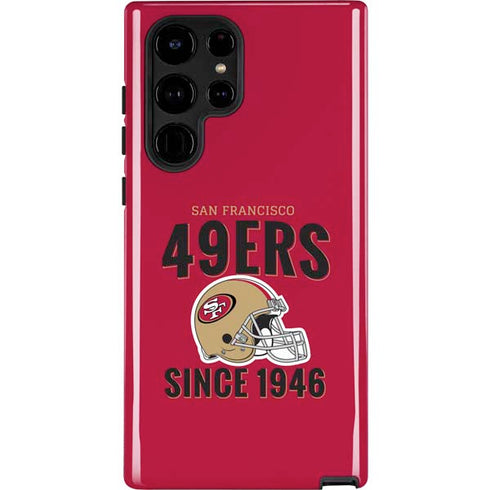 NFL San Francisco 49ers Helmet Galaxy S24 Ultra Impact Case