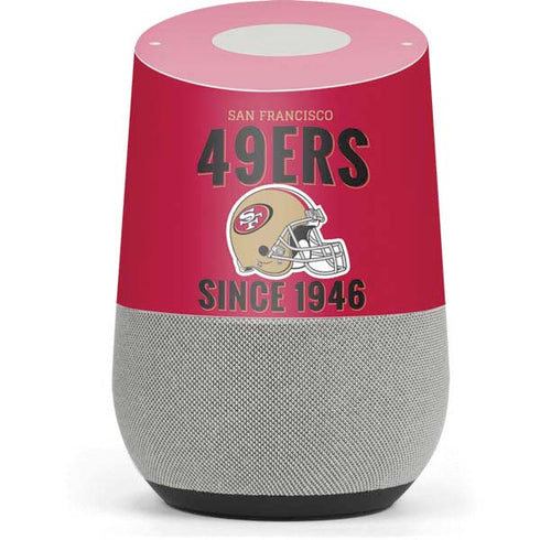 NFL San Francisco 49ers Helmet Google Home Skin