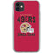 NFL San Francisco 49ers Helmet iPhone 11 Clear Case